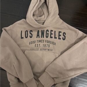 Zara Brown Los Angeles Hoodie for kids